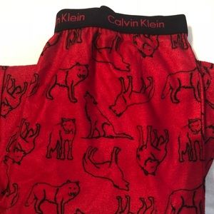 Calvin Klein Boys sleep pants .